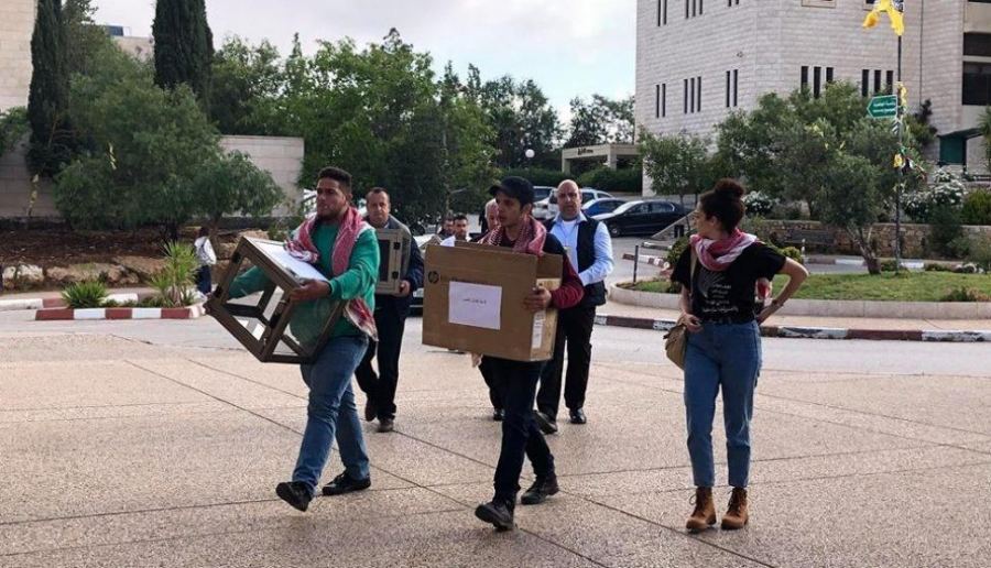 عملية فرز ونتائج انتخابات مجلس طلبة جامعة بيرزيت